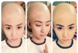 Sốc với ảnh cạo trọc đầu của Ngân Khánh